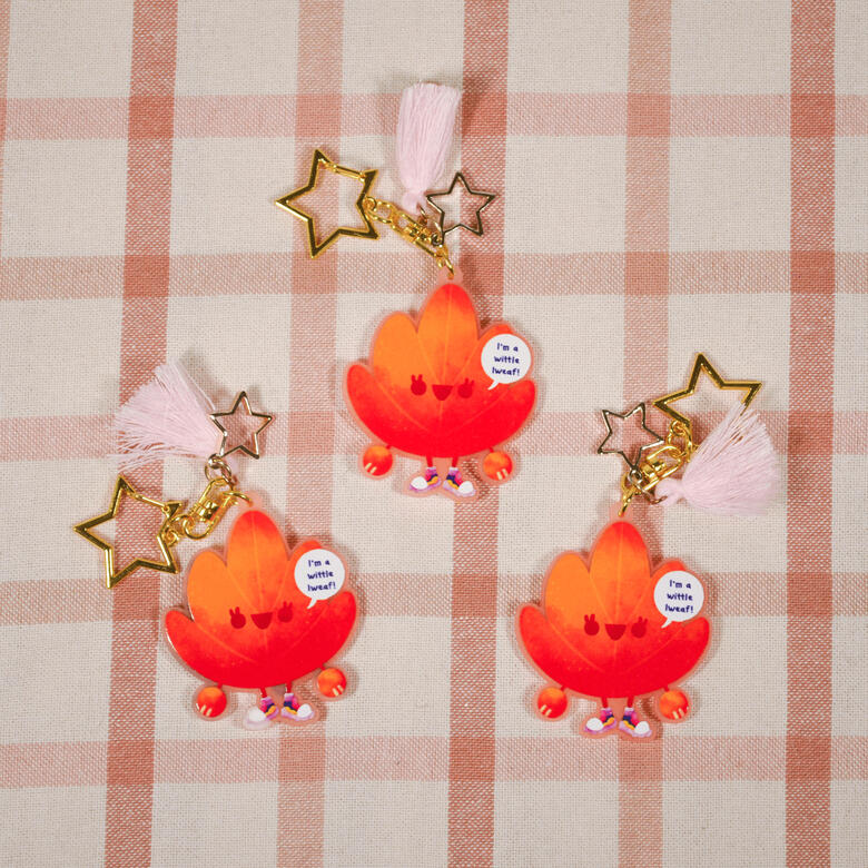 Leafie the Mapleleaf Keychain