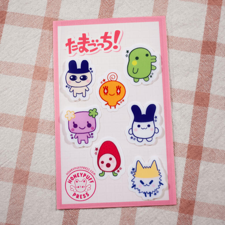 Tamagotchi Sticker Sheet