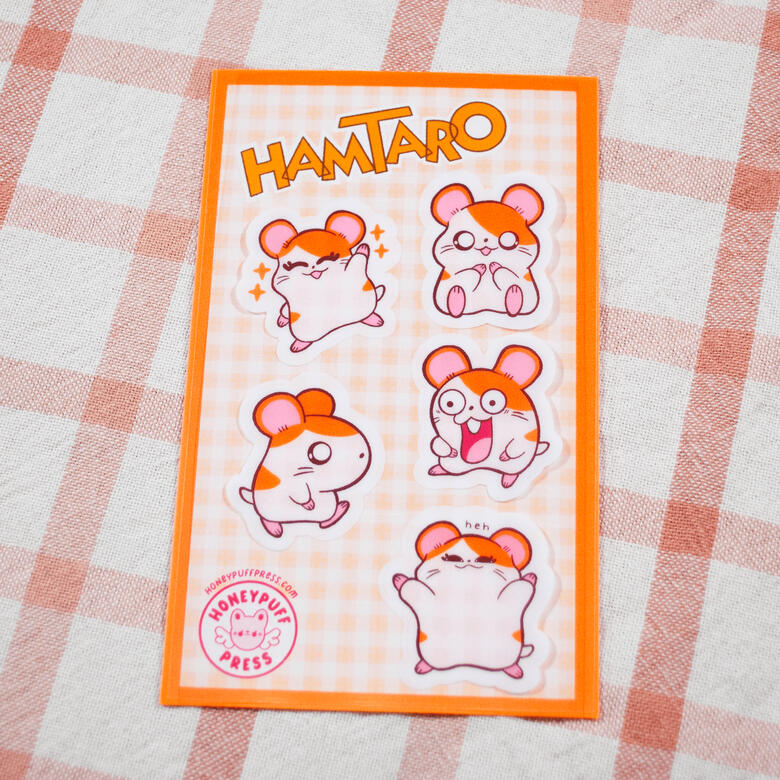 Hamtaro Sticker Sheet